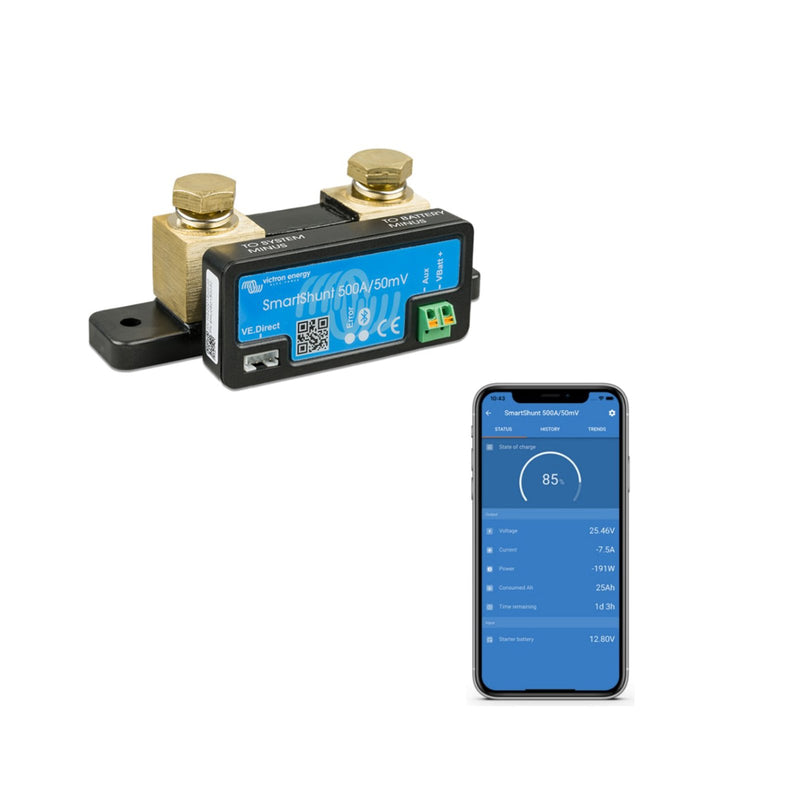 Victron 500A Smart Shunt - Bluetooth Battery Monitor